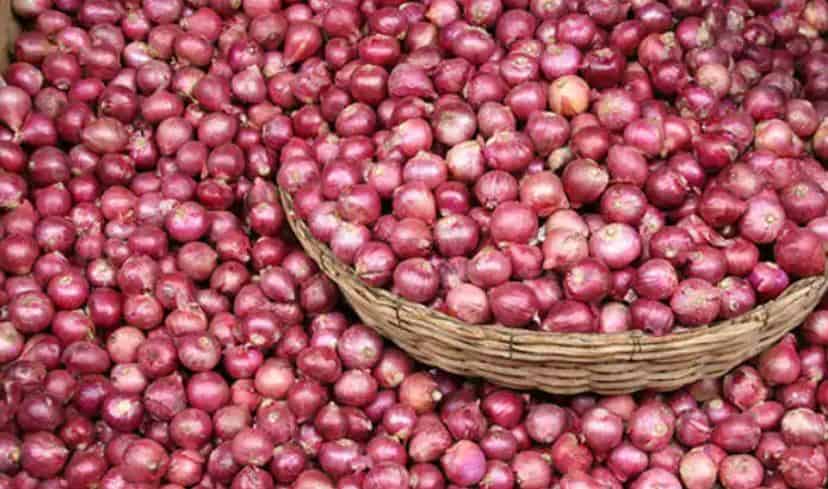 Onions in the market place 
