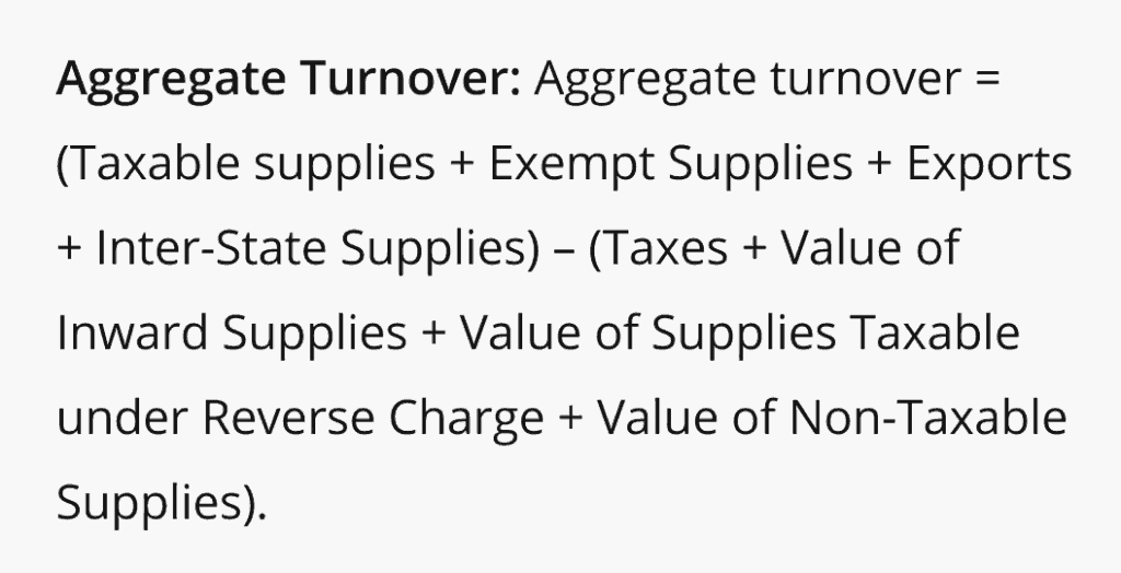 Formula to calculate collective turnover