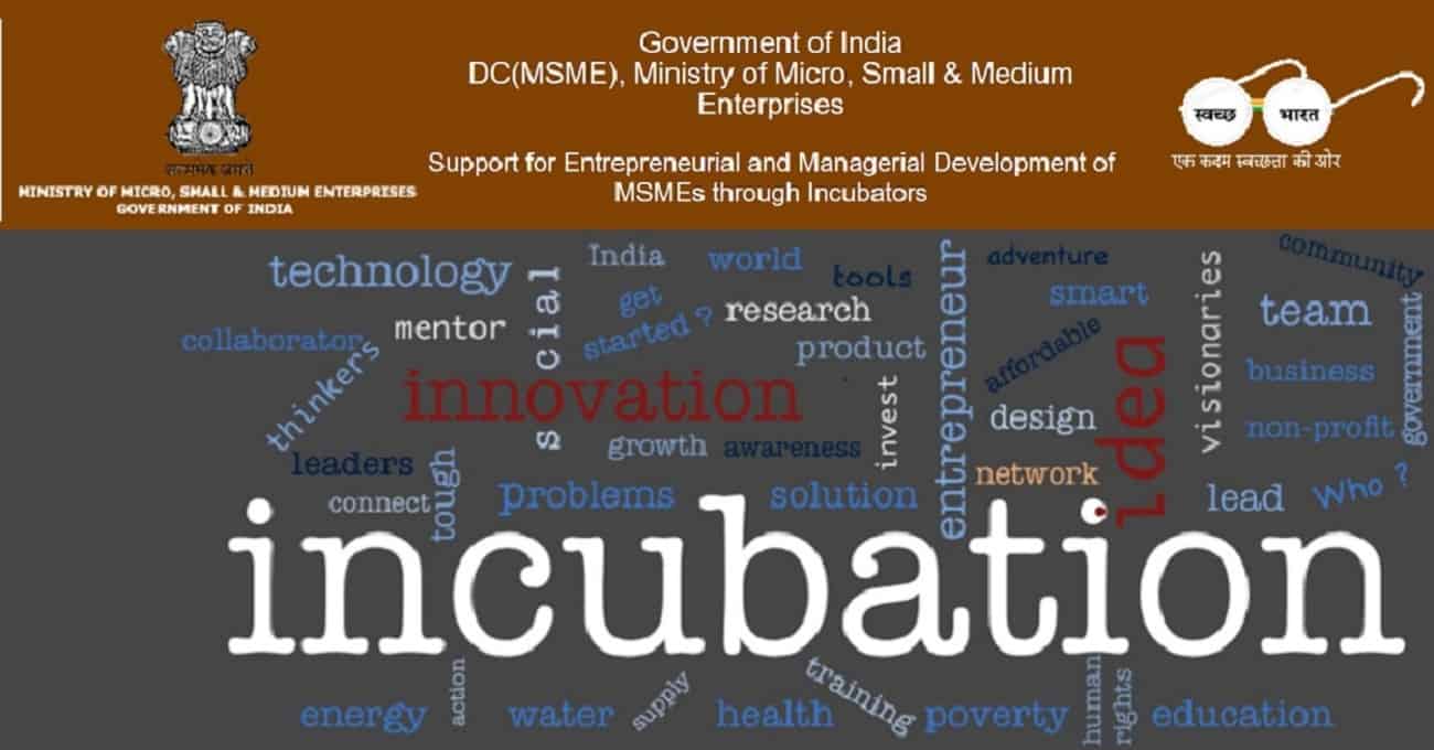 Image result for Support for Entrepreneurial and Managerial Development of MSMEs through Incubators"