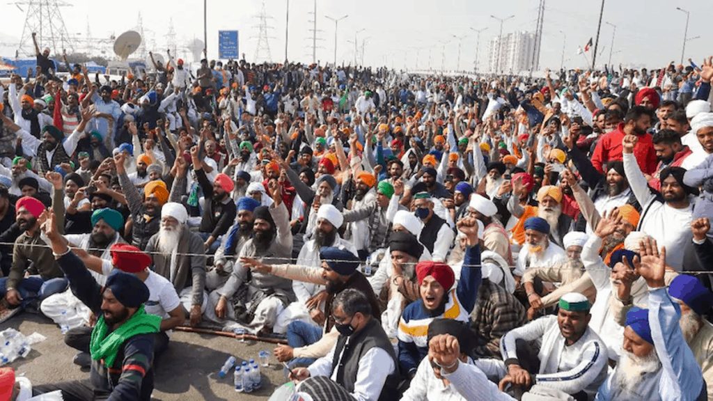 farmers protest